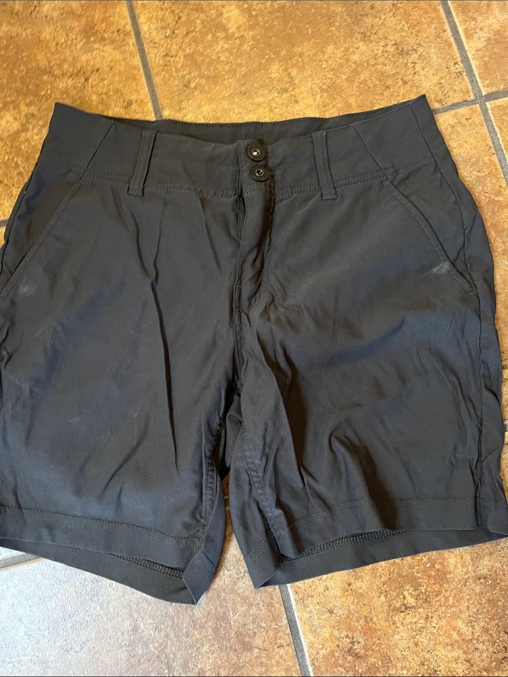 Prana Gray Shorts Stretch Size 6